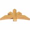 Ekena Millwork Davenport Rough Sawn Timber Gable Bracket, Western Red Cedar, 48"W x 24"H x 4"D x 6"F, 12/12 Pitch GBW048X24X0406DAV00RWR - alternate 3